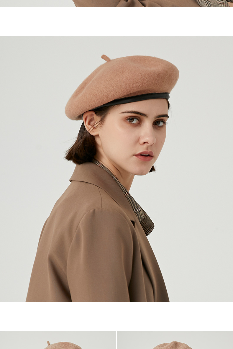 Engelsk ullberet barn vår sommer nisjemaler allsidig ullansikt liten høst- og vinterknopp_voghion.com