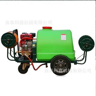 小四轮汽油高压喷药机 200m拉管式打药机 园林物业手推式喷雾机