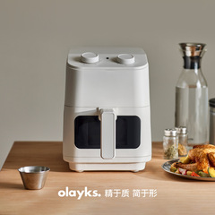 Olayks立時欧莱克空気フライヤー多機能家庭用電気フライヤー5L可視大容量延長金