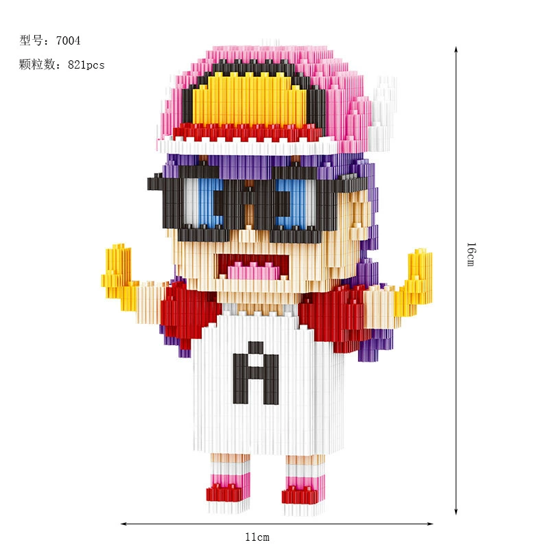 Конструктор Lego Ultraman Tiga Micro Block, различные цвета, 10×10×10 см
