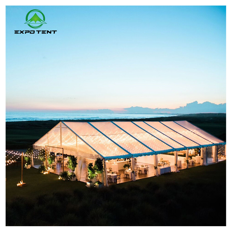 婚庆篷房户外活动婚礼酒席欧式浪漫透明典礼派对铝合金篷房租赁