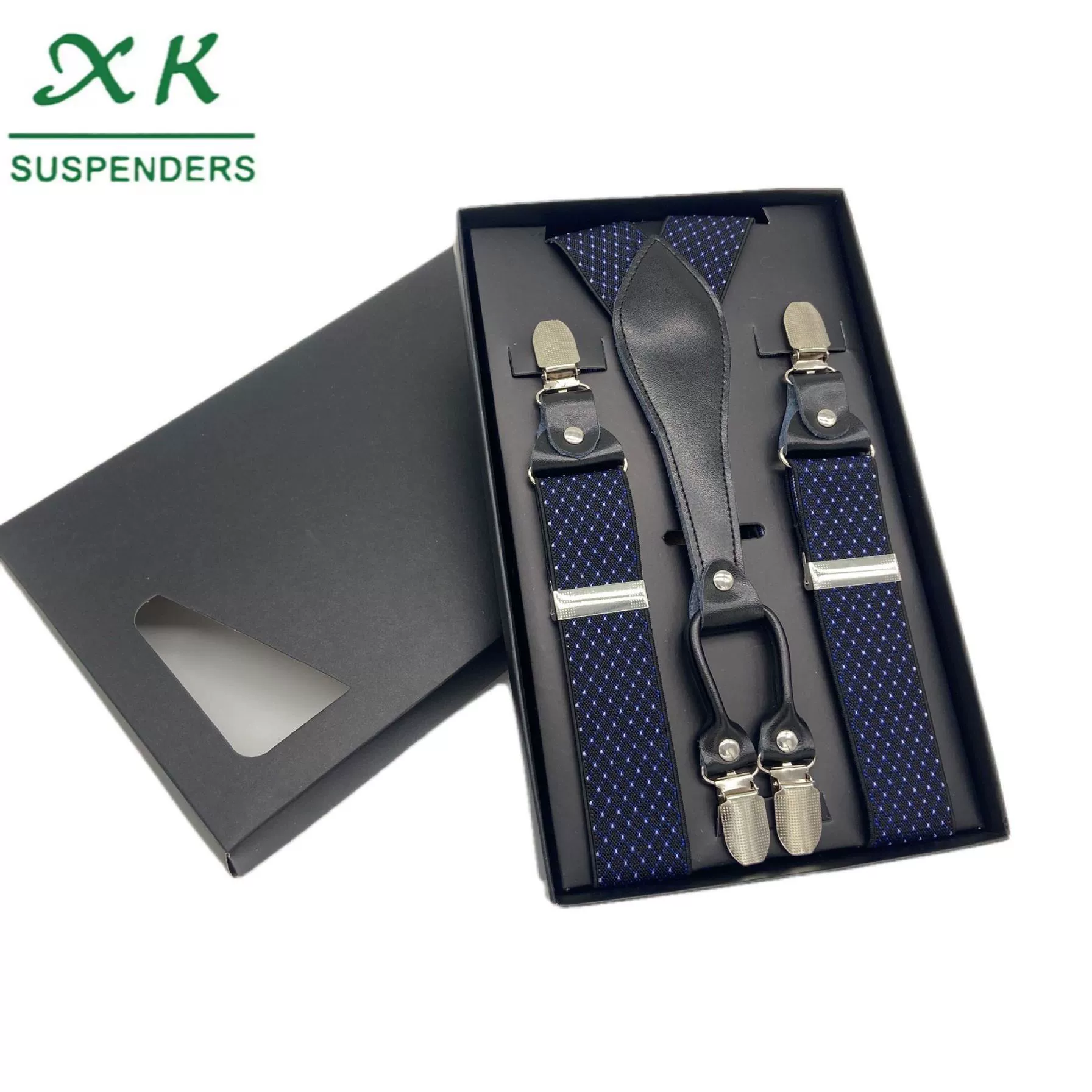 3,5 см бизнес подтяжки мужские натуральной кожи подарок коробка подтяжки костюм брюки подтяжки завод прямые поставки