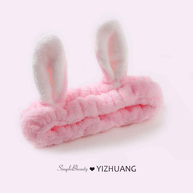 Máscara especial de banda de cabello de restricción simple de banda de cabello de lavado de la cara de mujer pinza de cabello rojo en línea 2025, nuevo toque de cabello otoño invierno