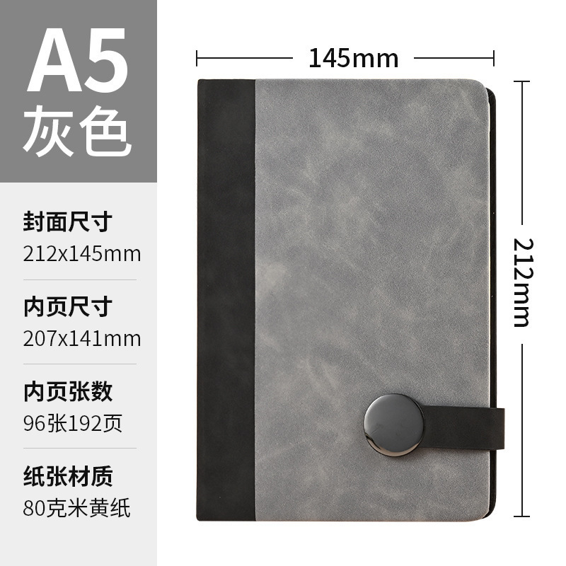 2026 nuevo cuaderno DZ oficina de negocios cuaderno retro estudiantes engrosados hebilla cuaderno spot