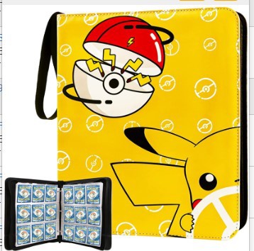 FUENTE fabricante en stock suministro baokemeng juego tarjeta colección libro Magic Baby Tarjeta de cremallera libro de almacenamiento