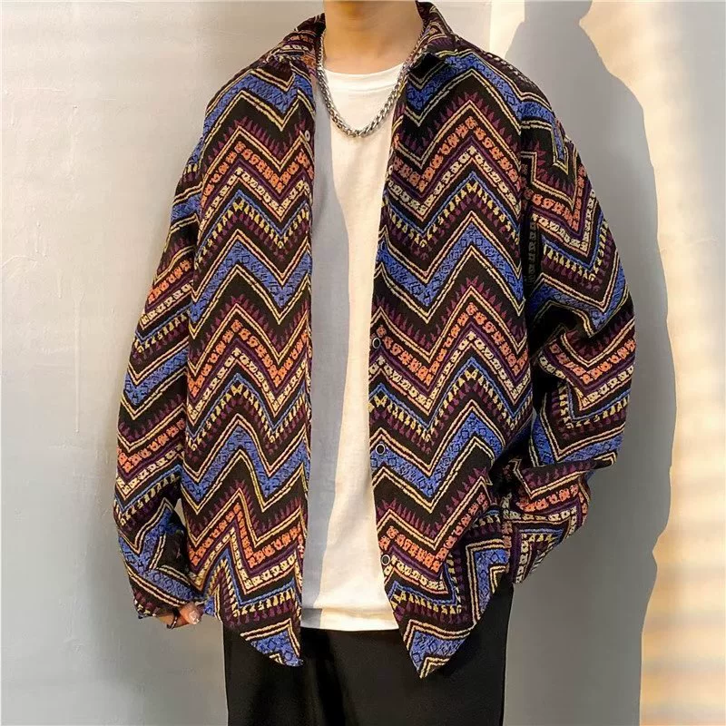 Премиум чувство клетчатая рубашка куртка мужской зимний прилив бренд Xiao Xiangfeng Advanced Чувство Европы и США High Street Свежая пара одежда