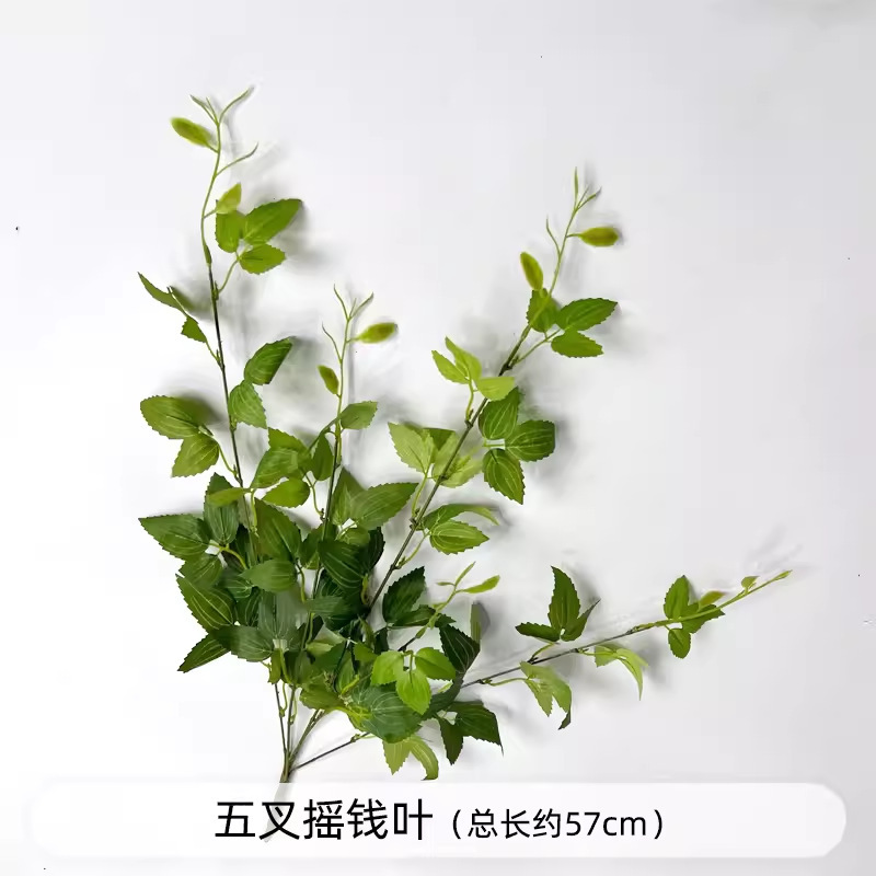 芦荀草绿植花龙须草假花白绿森系婚庆装饰自然风背景插花路引|undefined