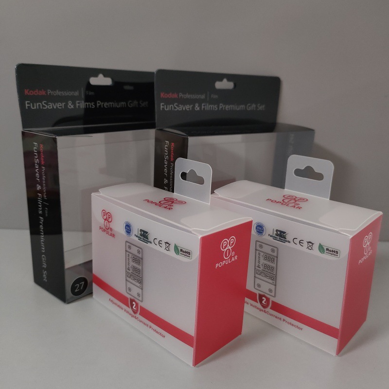 pvc包装盒现货透明折盒批发pet食品磨砂pp塑料盒子印刷礼盒带盖