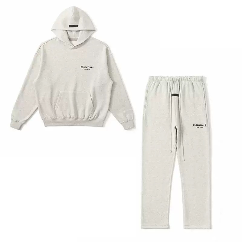 ess hoodie and pants original factory FOG sub-line hooded trendy brand loose high street autumn velvet casual set