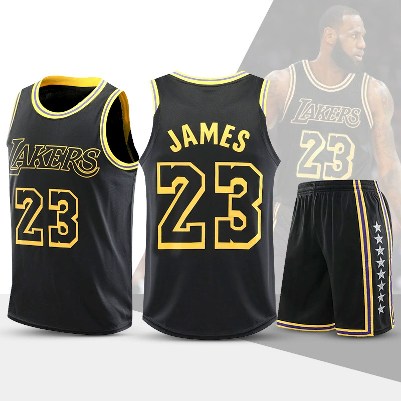 Детский комплект спортивной одежды для баскетбола Kobe No. 24 James 23 майка-корсет Джерси Уокер Дюрант Детский набор одежды баскетбол Men and Women Seal