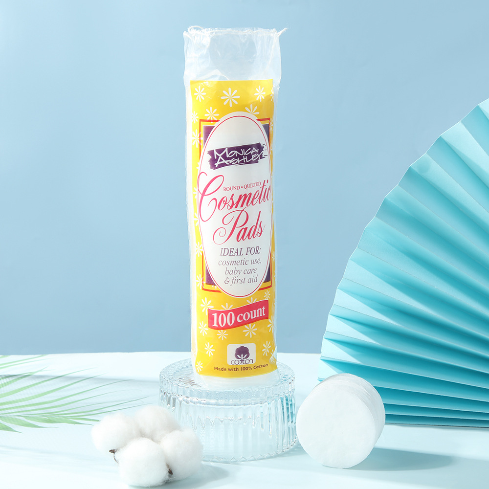 Algodón transfronterizo suave belleza algodón AB doble cara espesar redondo algodón limpiador de maquillaje desechable al por mayor algodón limpiador