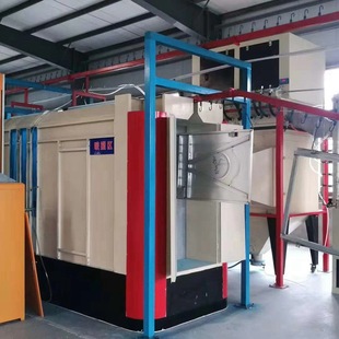 Factory Direct supply large mechanical parts coating line automatic arc track coating equipment powder recycling equipment