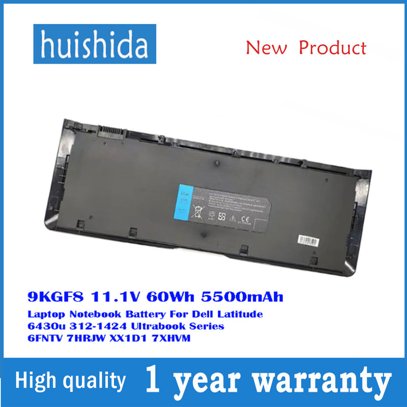 Suitable for Dell 312-1424 6Fntv 7Hrjw 6430U//7Xhvm/9Kgf8 Xx1D1 Battery