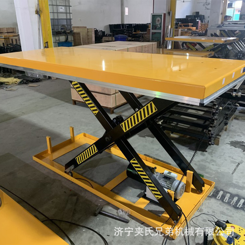 固定シザーリフトプラットフォーム電動荷役貨物リフターロジスティックステーション大型トン固定リフトプラットフォーム|undefined