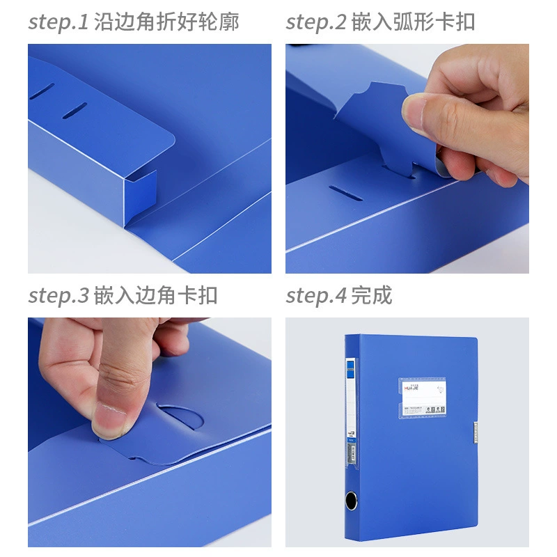 Plastic folder for documents, storage box, wholesale