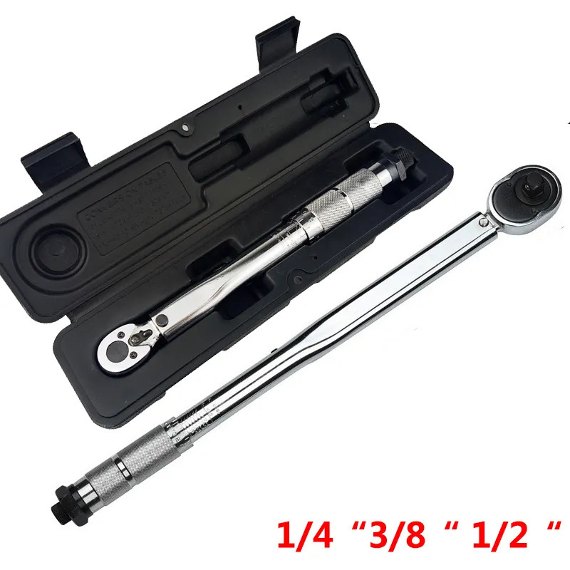 Llave de torsión ajustable Llave de torsión Llave de torsión preestablecida 1 / 4 3 / 8 1 / 2 Llave de trinquete