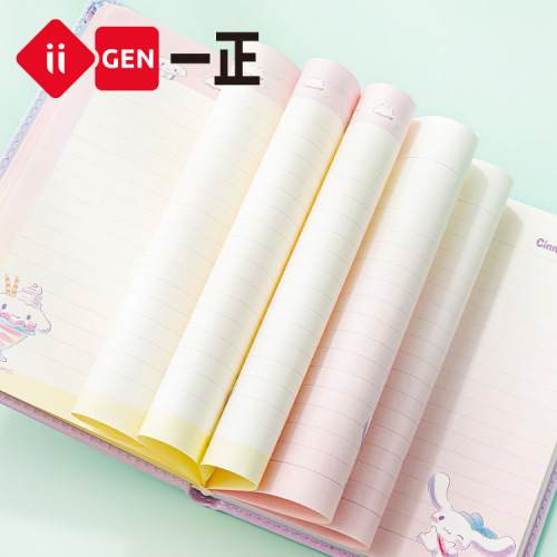 iigen Yizheng stationery Sanrio family image decompression notebook cute girl heart hand ledger notepad