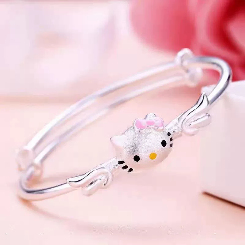 Hello Kitty, брендовый маленький дизайнерский мультяшный браслет высокого качества для учеников начальной школы, подарок на день рождения