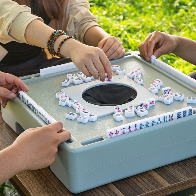 Camping Inorganic Mini Mahjong Mahjong Power Portable Outdoor Travel Mahjong Table Dormitory Wasi Brand Mahjong