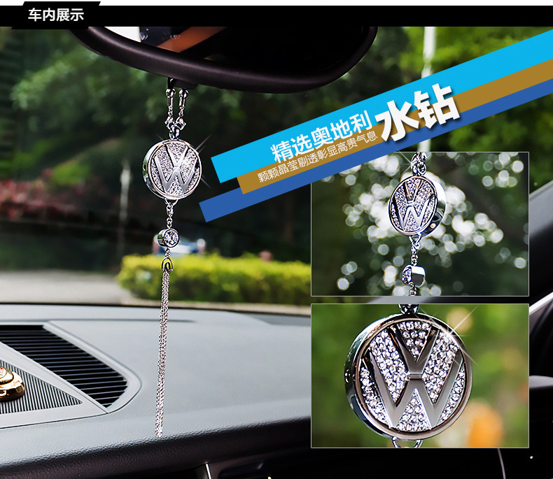 Specially Designed for Foreign Trade, Toyota Car Perfume Pendant with Long-Lasting Light Fragrance Essential Oil Aroma Diffuser Pendant with Inlaid Decorations