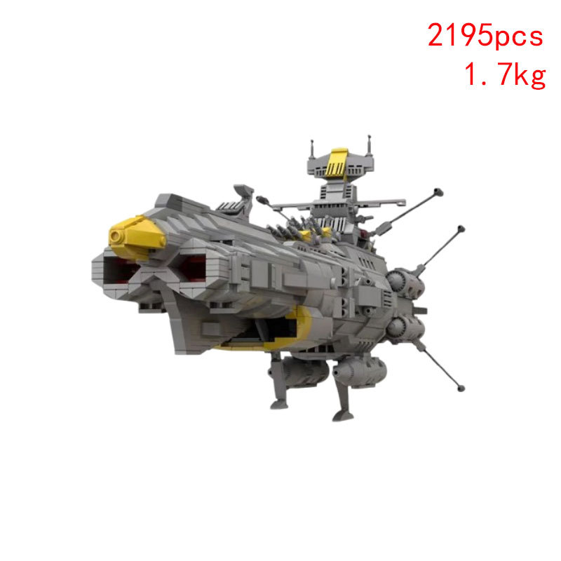 Cross-border Hot-selling In-stock MOC-32484 Small Particle Assembly Building Block Toy Space Battleship DIY Model_voghion.com