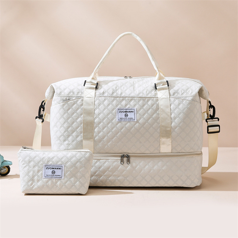 Travel Bag, Large Capacity, Short-Distance Business Trip Luggage Bag, Maternity Accommodation Storage Bag, Fitness Yoga Mother-In-Law Boarding Bag
