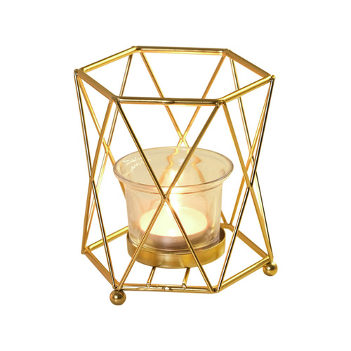 European-style candlesticks, retro candlelight dinner decorations, home living room light luxury decorations, ins style decorations, candle trays