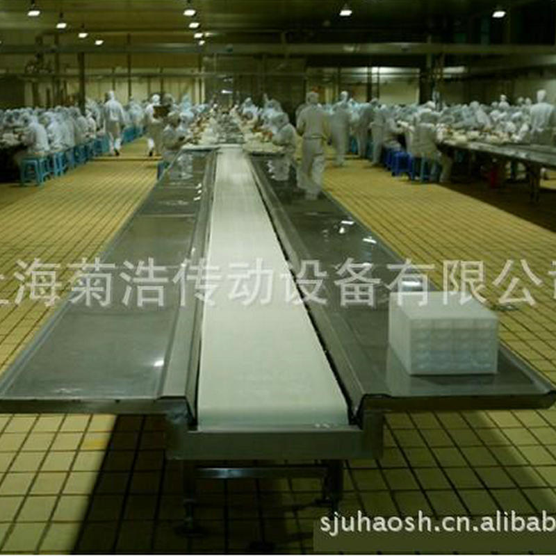 食品级皮带18°转弯输送机