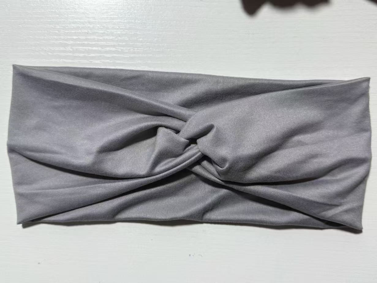 Europa y América de yoga bohemio deportes banda para el cabello elástico antideslizante banda para el cabello de ala ancha entrenamiento correr sudor-absorbente diadema de las mujeres