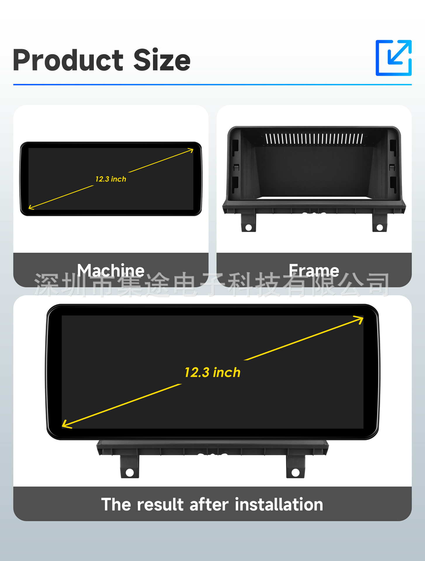 Suitable for Audi A3 2012-2020 12.3inch Car GPS Navigation System Wireless CarPlay Central Control Unit