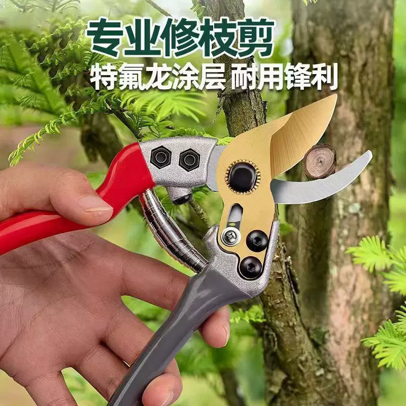 厂家直销强力粗枝剪v1批发园艺园林省力多功能修枝剪采摘嫁接剪刀