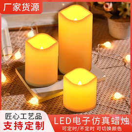 亚马逊LED仿真电子蜡烛灯室内表白浪漫氛围场景布置生日装饰道具
