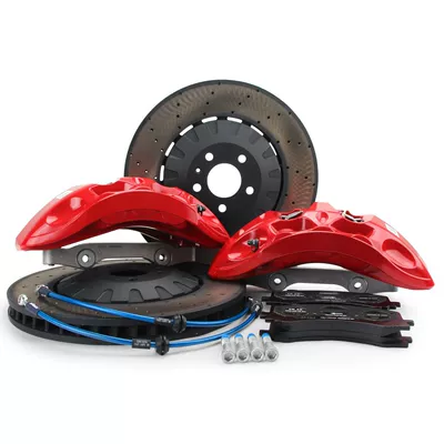 Akebono Q3 Q5L Q6 Q7 üçün 9N Böyük 6-Pistonlu 380-410mm Əyləc Diski Kaliperi