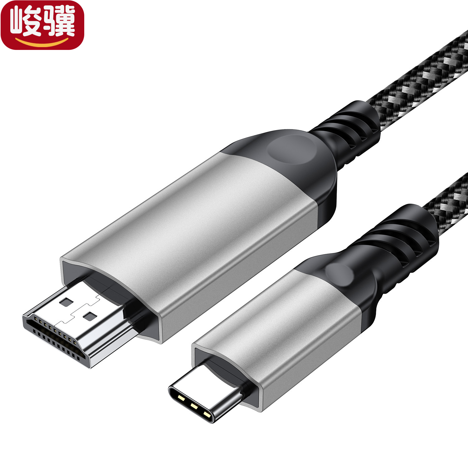 Cable tipo c a HDMI para computadora portátil monitor externo cable de pantalla de proyección de alta definición 4K con cable de pantalla carcasa de aluminio image 5
