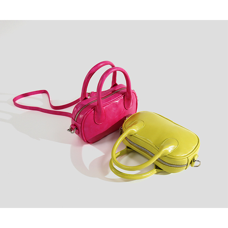Korean Style Candy Color Zipper Messenger Handbag Wholesale display picture 11
