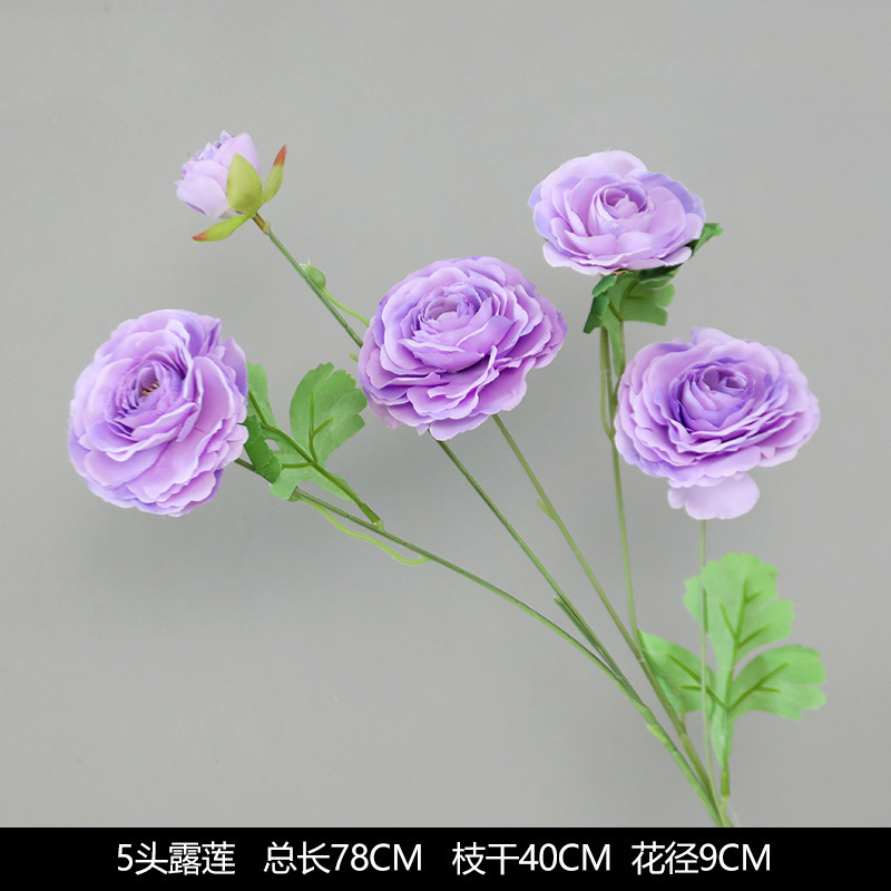 紫色の造花ブーケ結婚式結婚式シーン会場レイアウト小道具装飾造花卸売|undefined