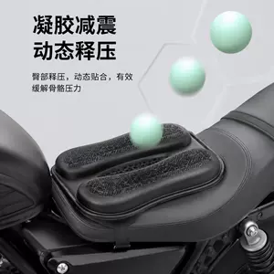 Honeycomb 3D Insulated Air Channel Gel Seat Cover, Sun-Proof, All-Season, Waterproof, Breathable Motorcycle Seat Cushion