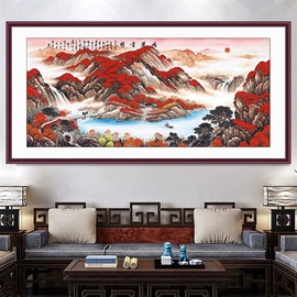 现代装饰画;钻石画、皮画;墙贴