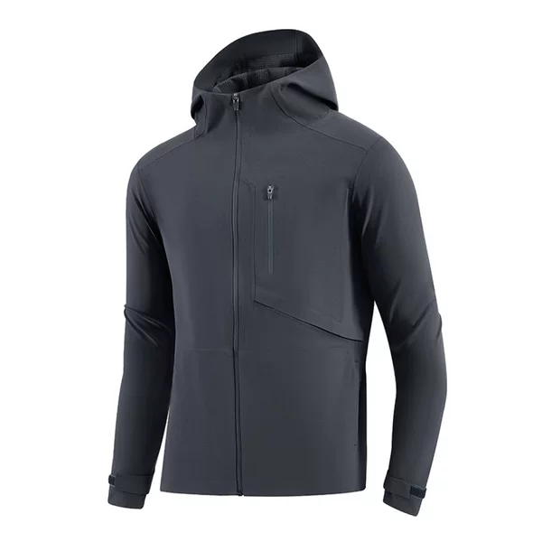 Hong Kong-style unisex sports outdoor windproof and waterproof hooded jacket for mountaineering