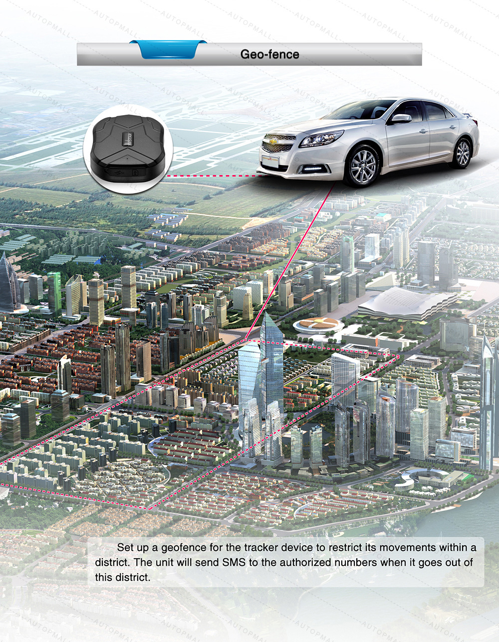 Tkstar905 Strong Magnetic Gps Locator Suitable for Car Motorcycle Battery Car Positioning Tracking