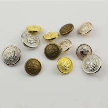 塑料电镀高脚纽扣皇冠扣鹰扣百搭大衣风衣毛呢外套西服扣子金属