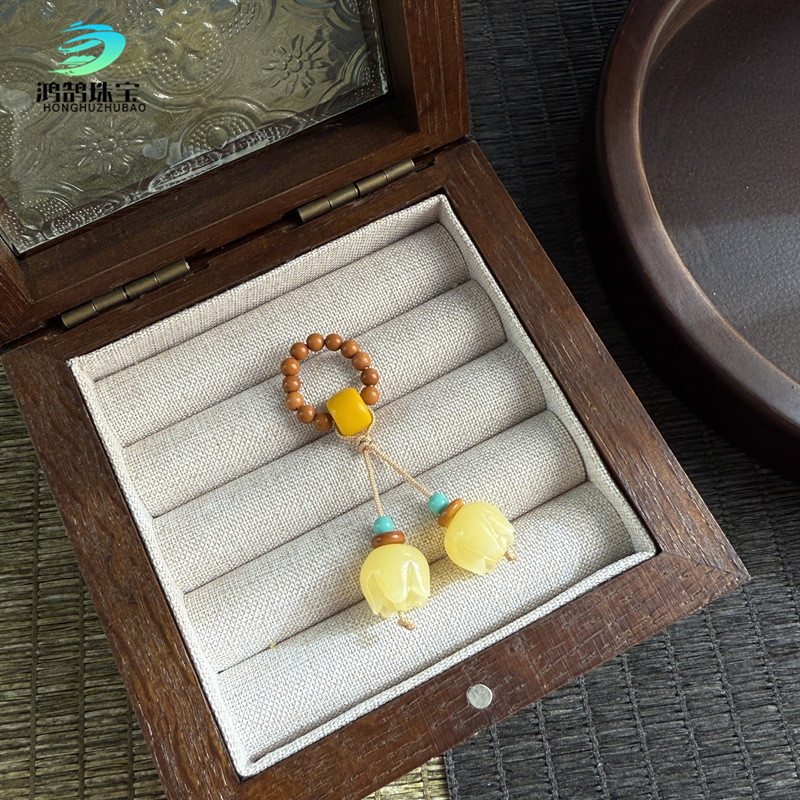 Hand-Woven Second-Generation Beeswax DIY Accessories, Beaded Jewelry, Bracelet Spacers, and Decorative Pendants
