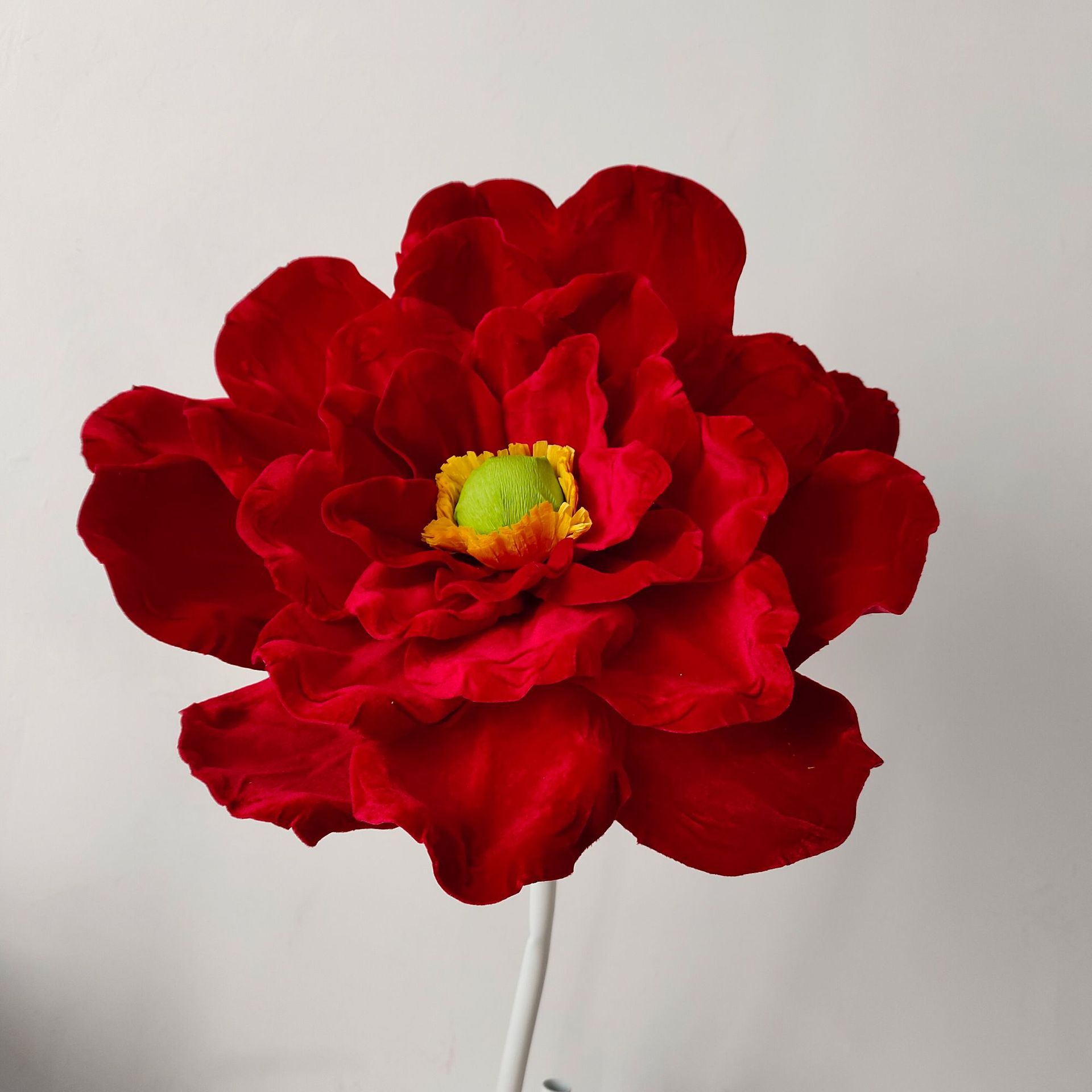 Nuevos accesorios de boda grandes flores de simulación de bodas decoración ventanas del centro comercial belleza artesanal flores de papel