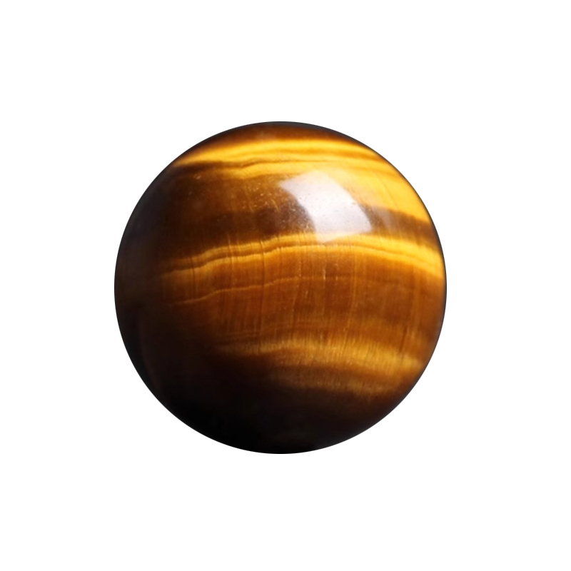 Natural Tiger Eye Stone Single Bead Gold Blue Red Yellow Cat's Eye Stone Loose Bead DIY Bracelet Tiger Eye Stone Crystal Bead Disciple Spacer Bead