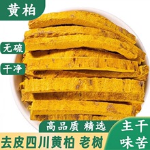 优选野生柏药用黄柏500g树皮四川克中药材硫黄无厚皮和正品黄速发