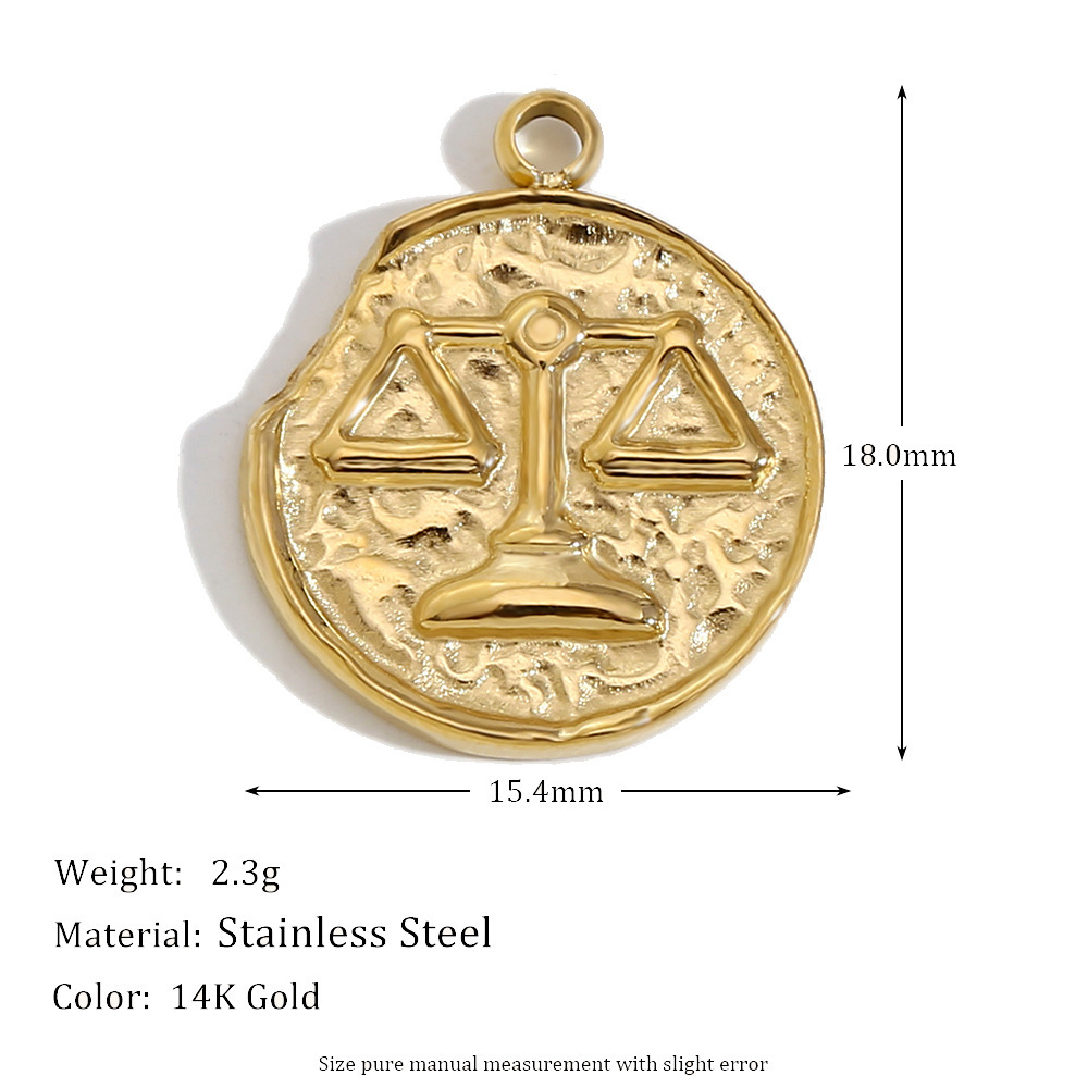 Pendant Necklace Classification Wholesale Jewelry Casual Elegant Lady Geometric 304 Stainless Steel Dw0271 Scorpio Bottle Plating Pendant Necklace Cable Chain