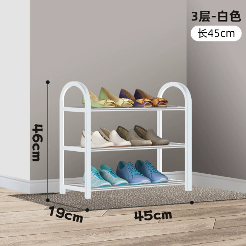 둥근 머리 섹션 45cm 흰색 3 층