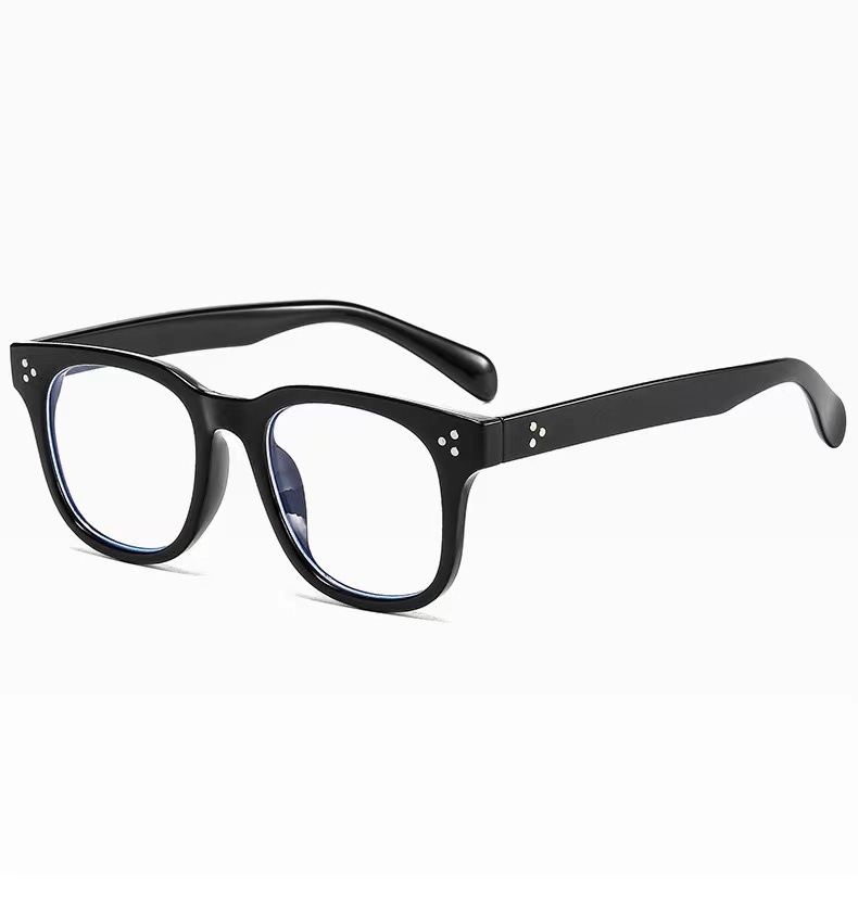新款时尚防蓝光眼镜 跨境男女生可配近视眼镜 复古全框架眼镜批发详情11