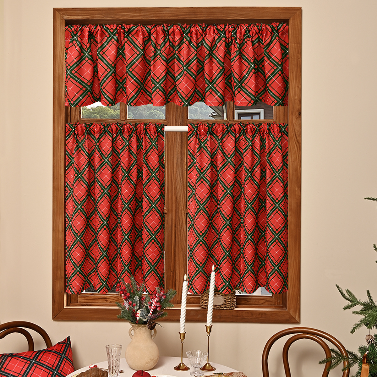 Nuevas cortinas de Navidad transfronterizas cortinas