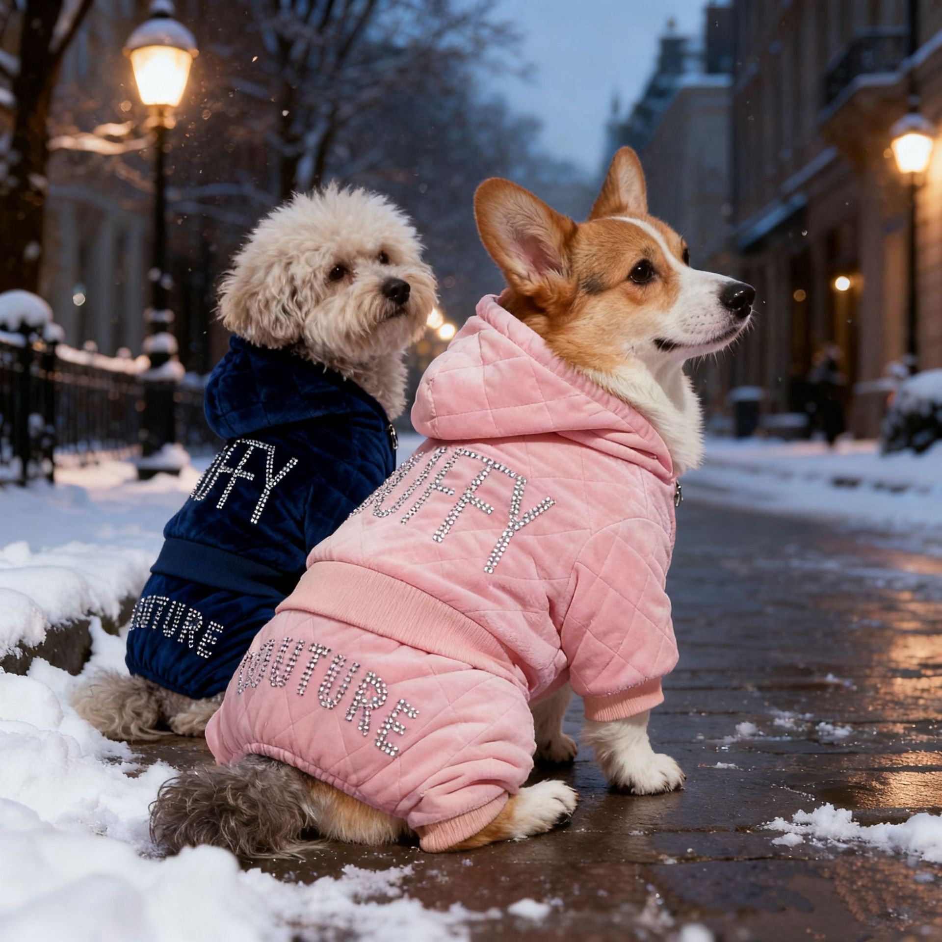 秋冬款 宠物衣服 猫狗棉袄 厂家直销 芭菲宠家 四腿裤 一件代发